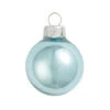 Shiny Baby Blue Glass Ball Christmas Ornament 7" (180mm)