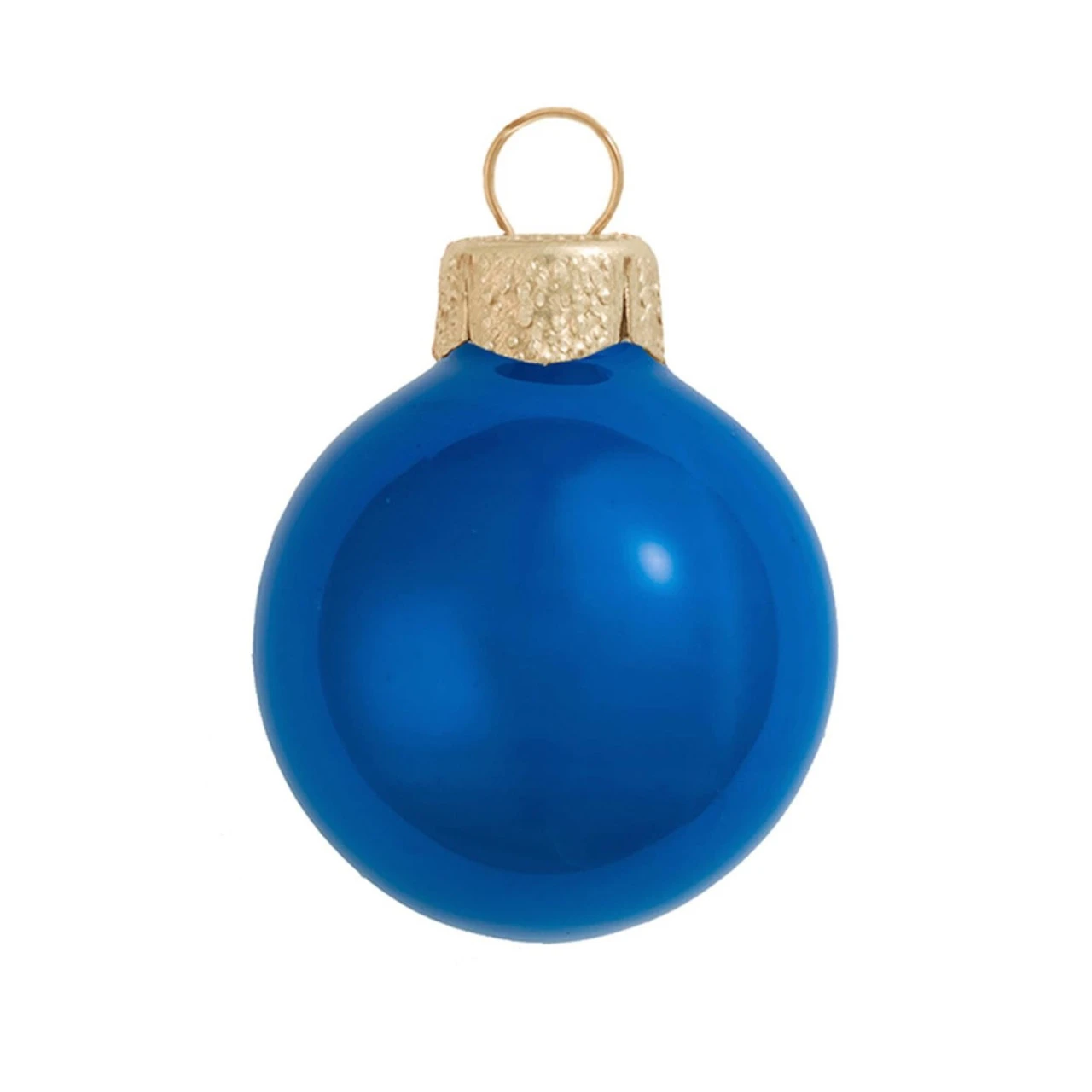 40ct Cobalt Blue Pearl Glass Christmas Ball Ornaments 1.5" (40mm) 3 40ct Cobalt Blue Pearl Glass Christmas Ball Ornaments 1.5" (40mm)