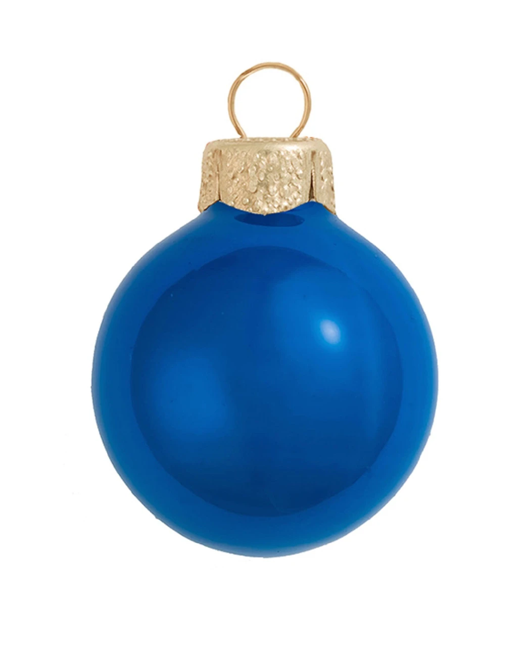 12ct Cobalt Blue Pearl Glass Christmas Ball Ornaments 2.75" (70mm) 3 12ct Cobalt Blue Pearl Glass Christmas Ball Ornaments 2.75" (70mm)