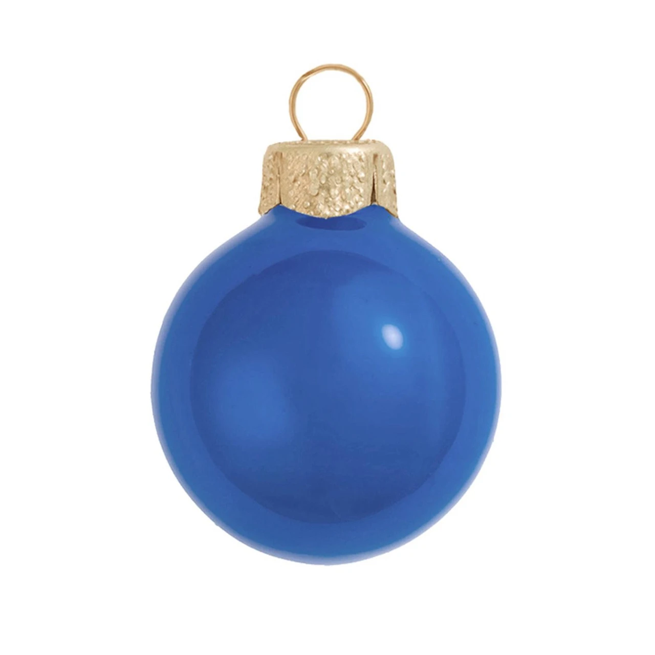 28ct Delft Blue Pearl Glass Christmas Ball Ornaments 2" (50mm) 3 28ct Delft Blue Pearl Glass Christmas Ball Ornaments 2" (50mm)