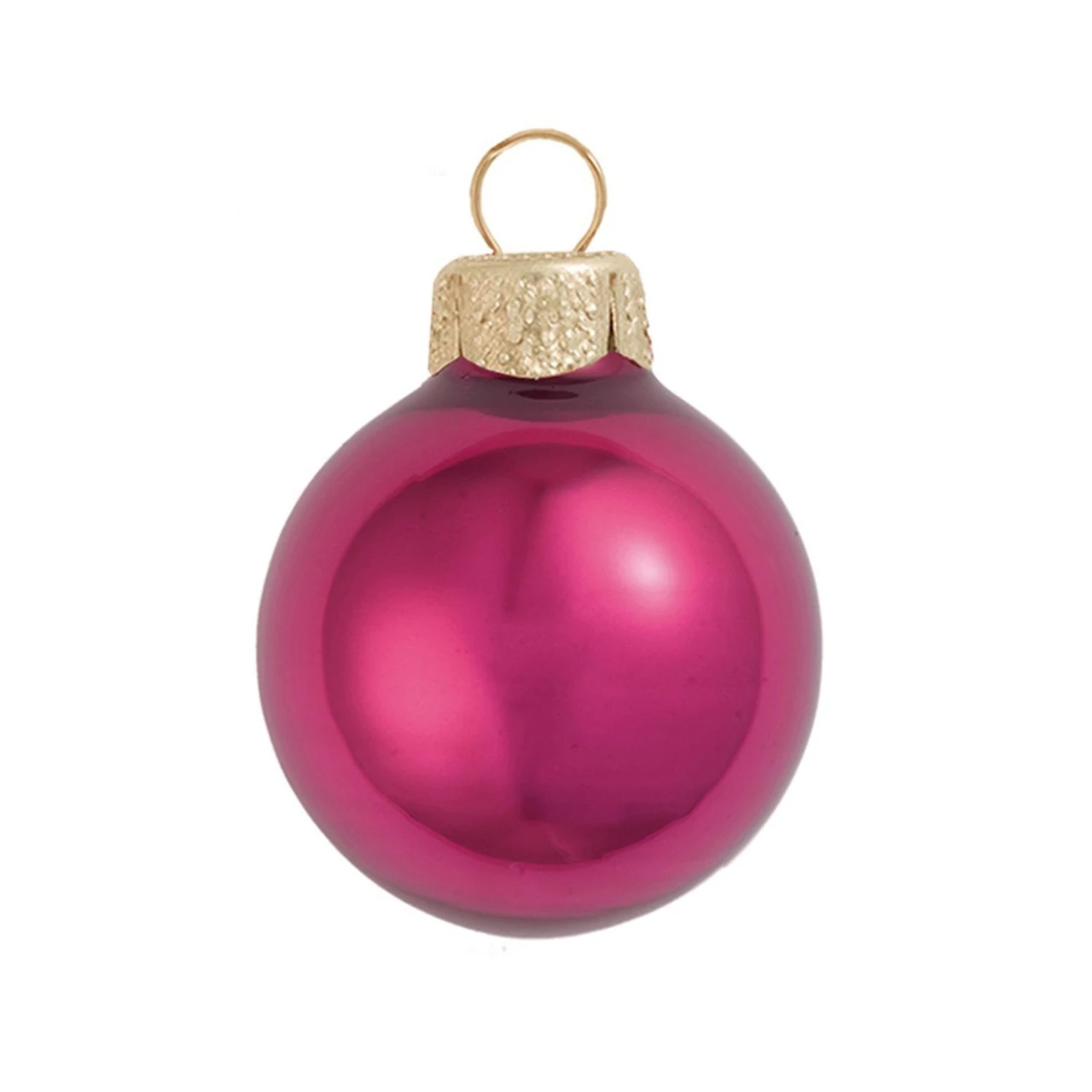 Pearl Bordeaux Red Glass Ball Christmas Ornament 7" (180mm) 3 Pearl Bordeaux Red Glass Ball Christmas Ornament 7" (180mm)