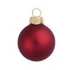 Matte Burgundy Red Glass Ball Christmas Ornament 7" (180mm) 1 Matte Burgundy Red Glass Ball Christmas Ornament 7" (180mm) -Christmas Decoration Store dwhi 27708 1 82193.1667685097