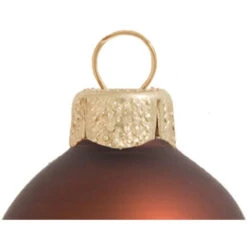 28ct Chocolate Brown Glass Matte Finish Christmas Ball Ornaments 2" (50mm) 7 28ct Chocolate Brown Glass Matte Finish Christmas Ball Ornaments 2" (50mm) -Christmas Decoration Store dwhi 27782 03 27153.1667684725