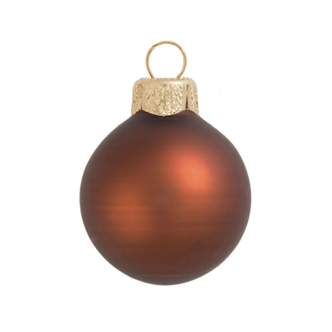 2ct Chocolate Brown Matte Glass Christmas Ball Ornaments 6" (150mm) 3 2ct Chocolate Brown Matte Glass Christmas Ball Ornaments 6" (150mm)