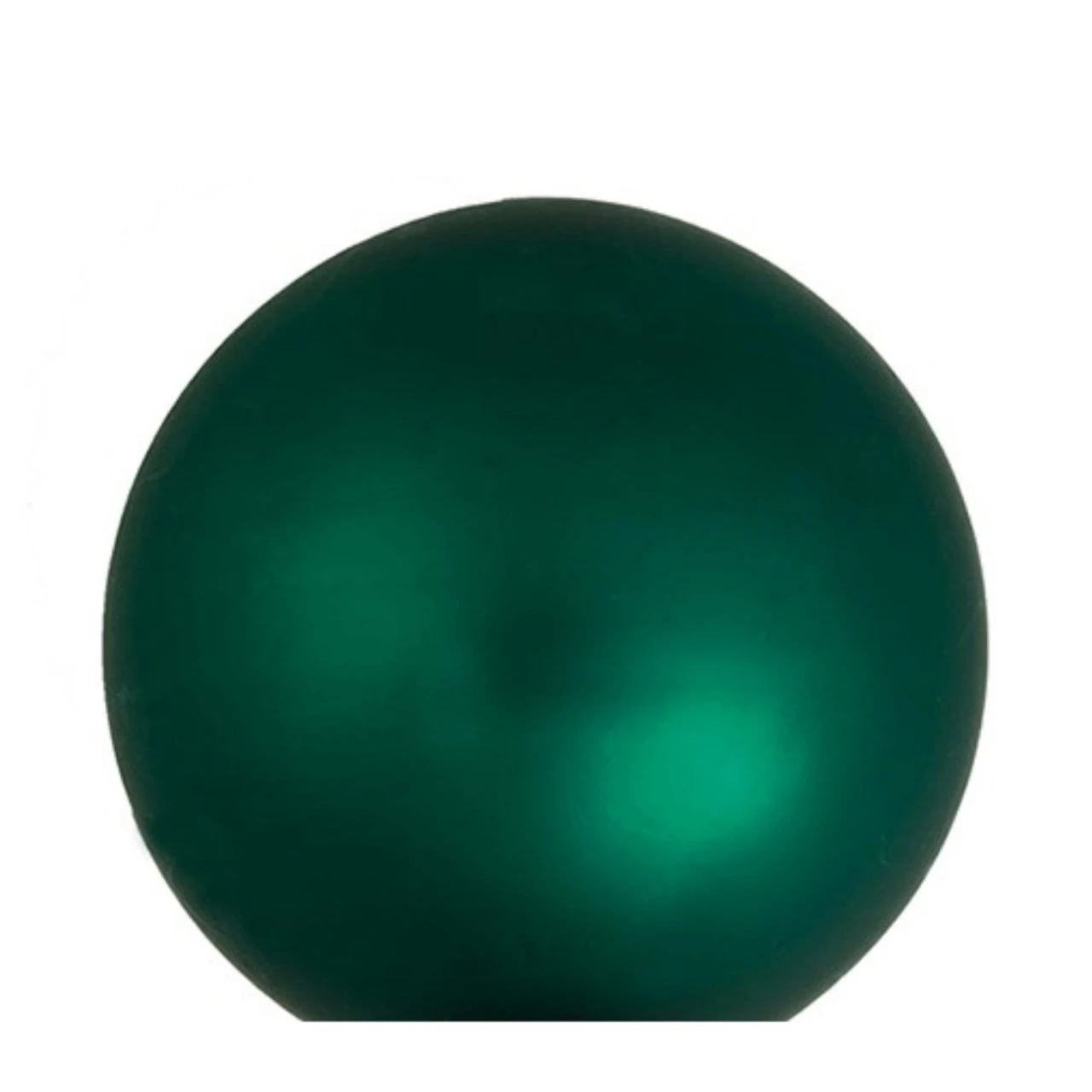 6ct Emerald Green Glass Matte Christmas Ball Ornaments 4" (100mm) 4 6ct Emerald Green Glass Matte Christmas Ball Ornaments 4" (100mm) - Image 2