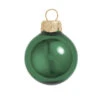 Shiny Emerald Green Glass Ball Christmas Ornament 7" (180mm)