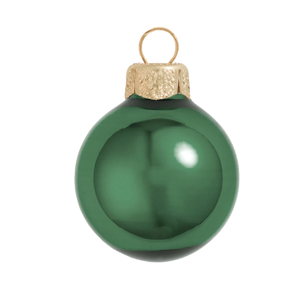 Shiny Emerald Green Glass Ball Christmas Ornament 7" (180mm) 3 Shiny Emerald Green Glass Ball Christmas Ornament 7" (180mm)