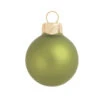 6ct Light Green Matte Glass Christmas Ball Ornaments 4" (100mm) -Christmas Decoration Store dwhi 27985 1 64766.1667684582