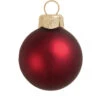 8ct Henna Red Matte Finish Glass Christmas Ball Ornaments 3.25" (80mm) 2 8ct Henna Red Matte Finish Glass Christmas Ball Ornaments 3.25" (80mm) -Christmas Decoration Store dwhi 28014 1 01496.1667684670