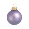 Matte Lavender Purple Glass Ball Christmas Ornament 7" (180mm)