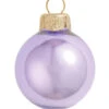 28ct Purple And Gold Pearl Glass Christmas Ball Ornaments 2" (50mm) -Christmas Decoration Store dwhi 28062 1 48556.1667684676