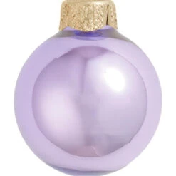 8ct Lavender Purple Pearl Glass Christmas Ball Ornaments 3.25" (80mm) 6 8ct Lavender Purple Pearl Glass Christmas Ball Ornaments 3.25" (80mm) -Christmas Decoration Store dwhi 28064 02 30204.1667684610