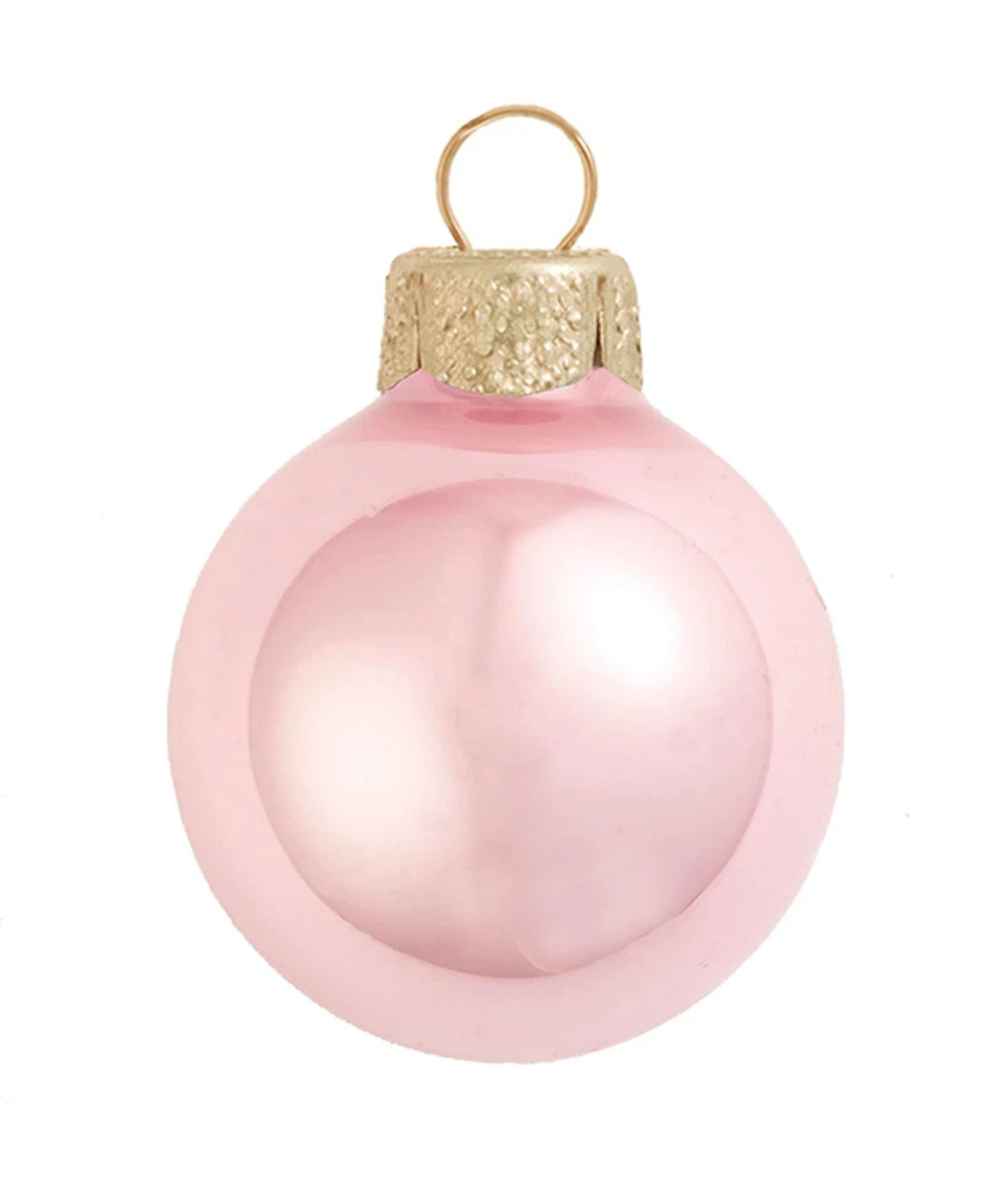 40ct Pale Pink Shiny Finish Christmas Ball Ornaments 1.5" (40mm) 3 40ct Pale Pink Shiny Finish Christmas Ball Ornaments 1.5" (40mm)