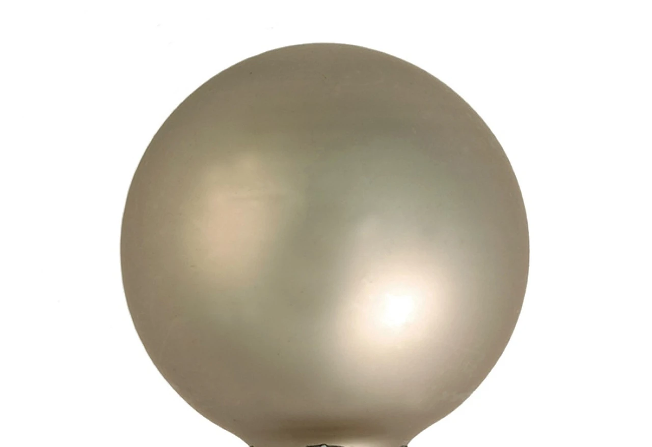 40ct Pewter Gray Matte Glass Christmas Ball Ornaments 1.25" (30mm) 4 40ct Pewter Gray Matte Glass Christmas Ball Ornaments 1.25" (30mm) - Image 2