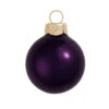 28ct Pearl Purple Glass Ball Christmas Ornaments 2" (50mm)