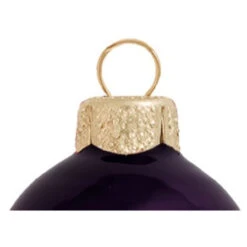 28ct Pearl Purple Glass Ball Christmas Ornaments 2" (50mm) -Christmas Decoration Store dwhi 28272 03 35928.1667684659