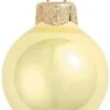 4ct Sun Yellow Pearl Glass Ball Christmas Ornaments 4.75" -Christmas Decoration Store dwhi 28506 1 61746.1667683106