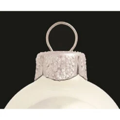 6ct Pearl White Polar Glass Ball Chistmas Ornaments 4" (100mm) 7 6ct Pearl White Polar Glass Ball Chistmas Ornaments 4" (100mm) -Christmas Decoration Store dwhi 28545 03 42570.1667691598