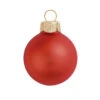 Matte Fire Orange Glass Ball Christmas Ornament 7" (180mm) -Christmas Decoration Store dwhi 28568 1 10458.1667684737