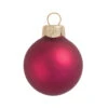 12ct Berry Red Matte Glass Christmas Ball Ornaments 2.75" (70mm) 1 12ct Berry Red Matte Glass Christmas Ball Ornaments 2.75" (70mm) -Christmas Decoration Store dwhi 28593 1 39066.1667685153