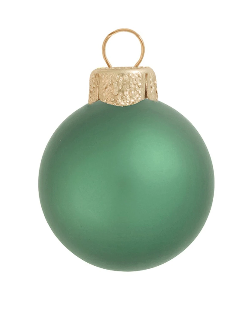 6ct Soft Green Matte Glass Christmas Ball Ornaments 4" (100mm) 3 6ct Soft Green Matte Glass Christmas Ball Ornaments 4" (100mm)
