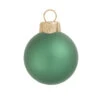 Matte Soft Green Glass Ball Christmas Ornament 7" (180mm) 2 Matte Soft Green Glass Ball Christmas Ornament 7" (180mm) -Christmas Decoration Store dwhi 28608 1 32509.1667684739