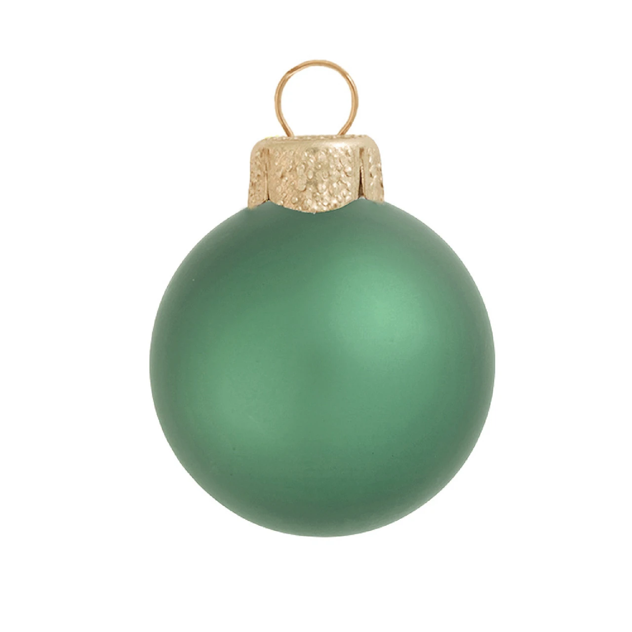 Matte Soft Green Glass Ball Christmas Ornament 7" (180mm) 3 Matte Soft Green Glass Ball Christmas Ornament 7" (180mm)