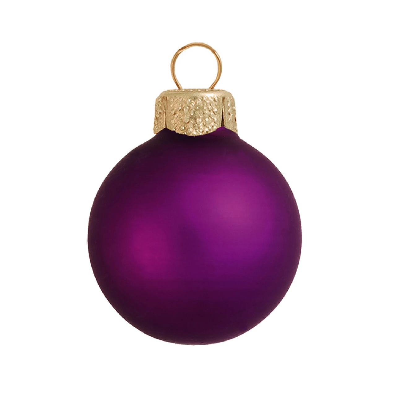 6ct Matte Soft Grape Glass Ball Christmas Ornaments 4" (100mm) 3 6ct Matte Soft Grape Glass Ball Christmas Ornaments 4" (100mm)