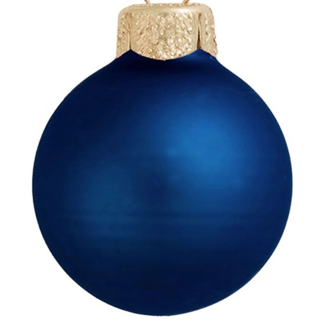 40ct Midnight Blue Matte Glass Christmas Ball Ornaments 1.5" (40mm) 4 40ct Midnight Blue Matte Glass Christmas Ball Ornaments 1.5" (40mm) - Image 2