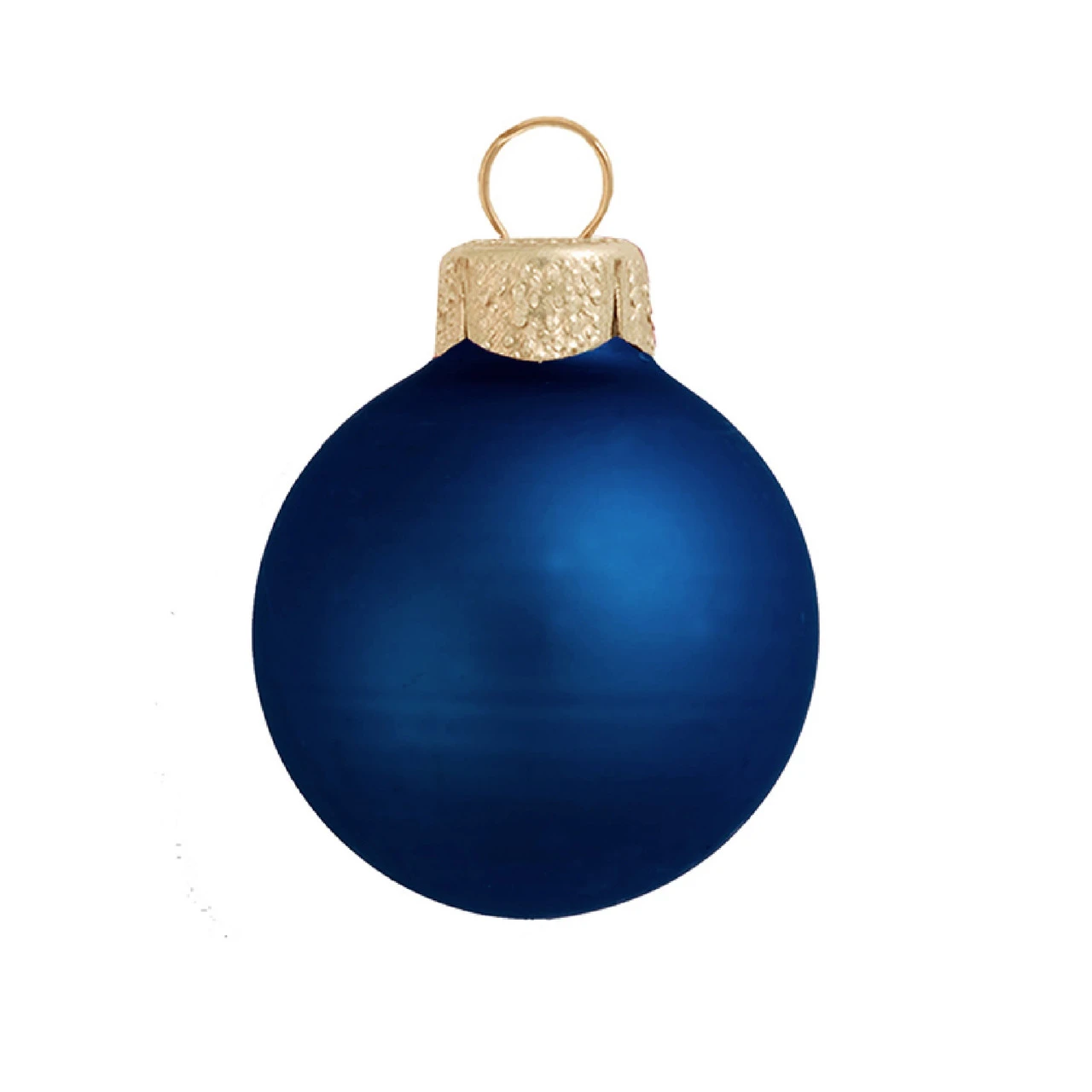 Matte Midnight Blue Glass Ball Christmas Ornament 7" (180mm) 3 Matte Midnight Blue Glass Ball Christmas Ornament 7" (180mm)
