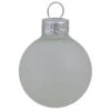 Clear White Matte Finish Glass Ball Christmas Ornament 7" (180mm) 2 Clear White Matte Finish Glass Ball Christmas Ornament 7" (180mm) -Christmas Decoration Store dwhi 28698 24271.1667684751