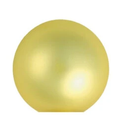 6ct Soft Yellow Glass Matte Finish Christmas Ball Ornaments 4" (100mm) -Christmas Decoration Store dwhi 28705 2 70862.1667685183