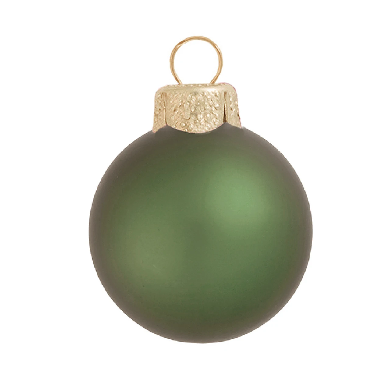 12ct Matte Shale Green Glass Christmas Ball Ornaments 2.75" (70mm) 3 12ct Matte Shale Green Glass Christmas Ball Ornaments 2.75" (70mm)