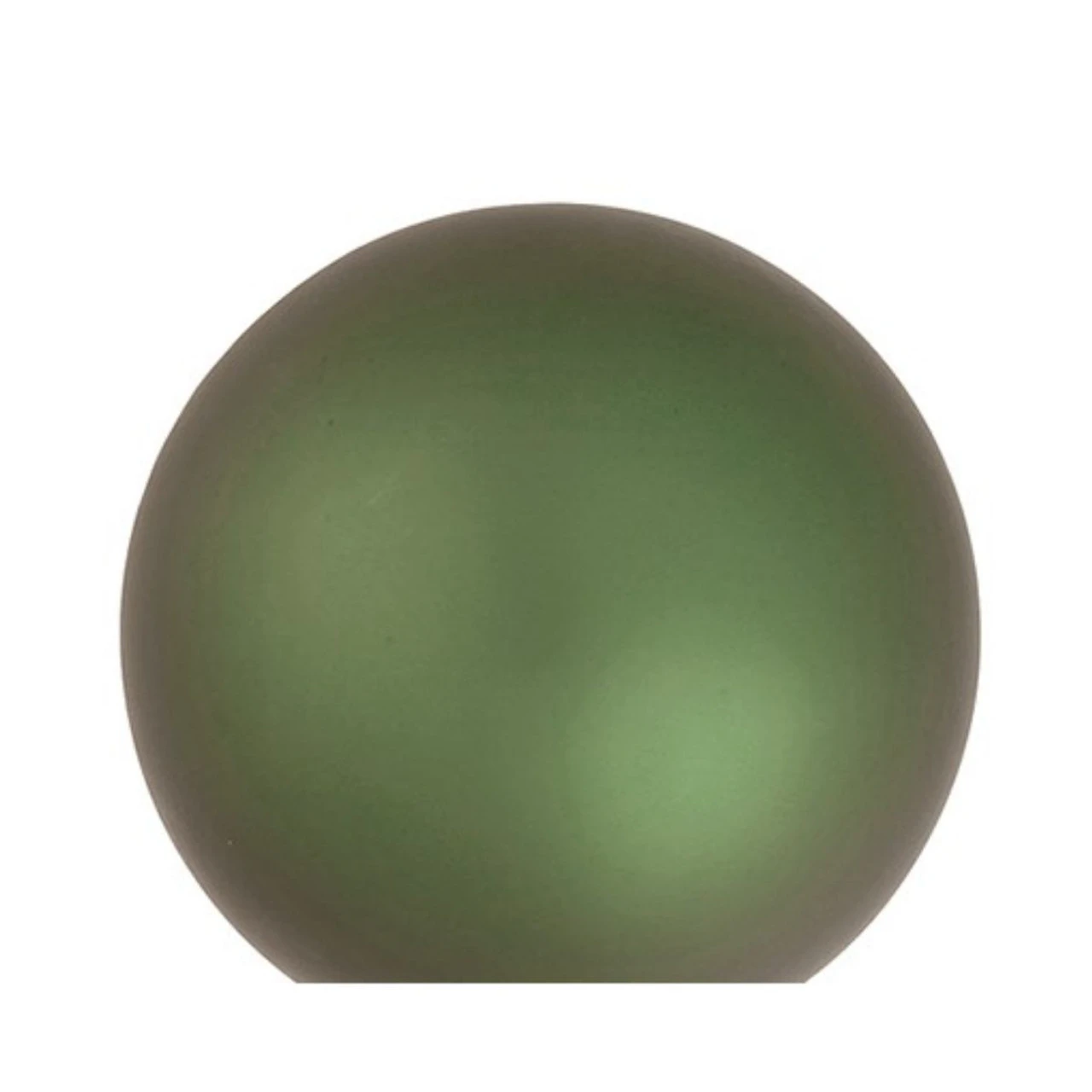 4ct Shale Green Matte Glass Christmas Ball Ornaments 4.75" (120mm) 4 4ct Shale Green Matte Glass Christmas Ball Ornaments 4.75" (120mm) - Image 2