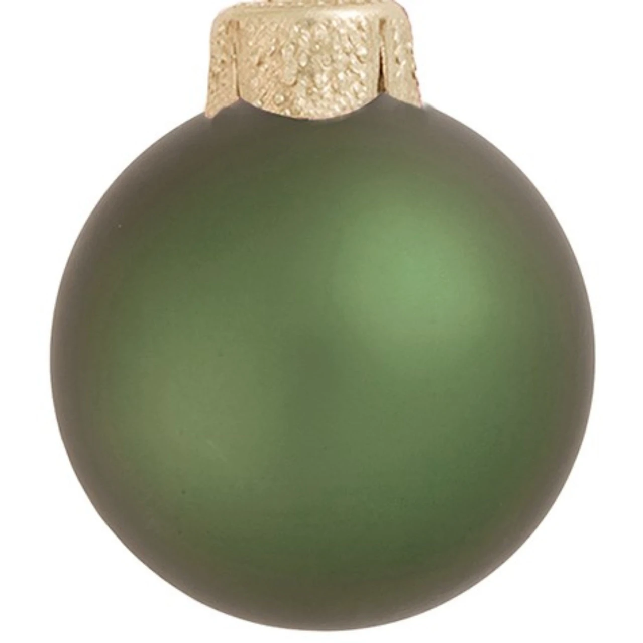 2ct Shale Green Matte Glass Christmas Ball Ornaments 6" (150mm) 4 2ct Shale Green Matte Glass Christmas Ball Ornaments 6" (150mm) - Image 2