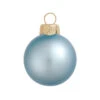 12ct Sky Blue Matte Glass Christmas Ball Ornaments 2.75" (70mm) -Christmas Decoration Store dwhi 28853 01 09889.1667656031