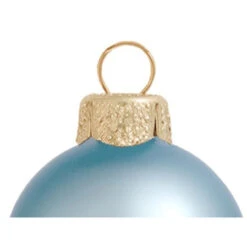 12ct Sky Blue Matte Glass Christmas Ball Ornaments 2.75" (70mm) 7 12ct Sky Blue Matte Glass Christmas Ball Ornaments 2.75" (70mm) -Christmas Decoration Store dwhi 28853 03 65605.1667656031
