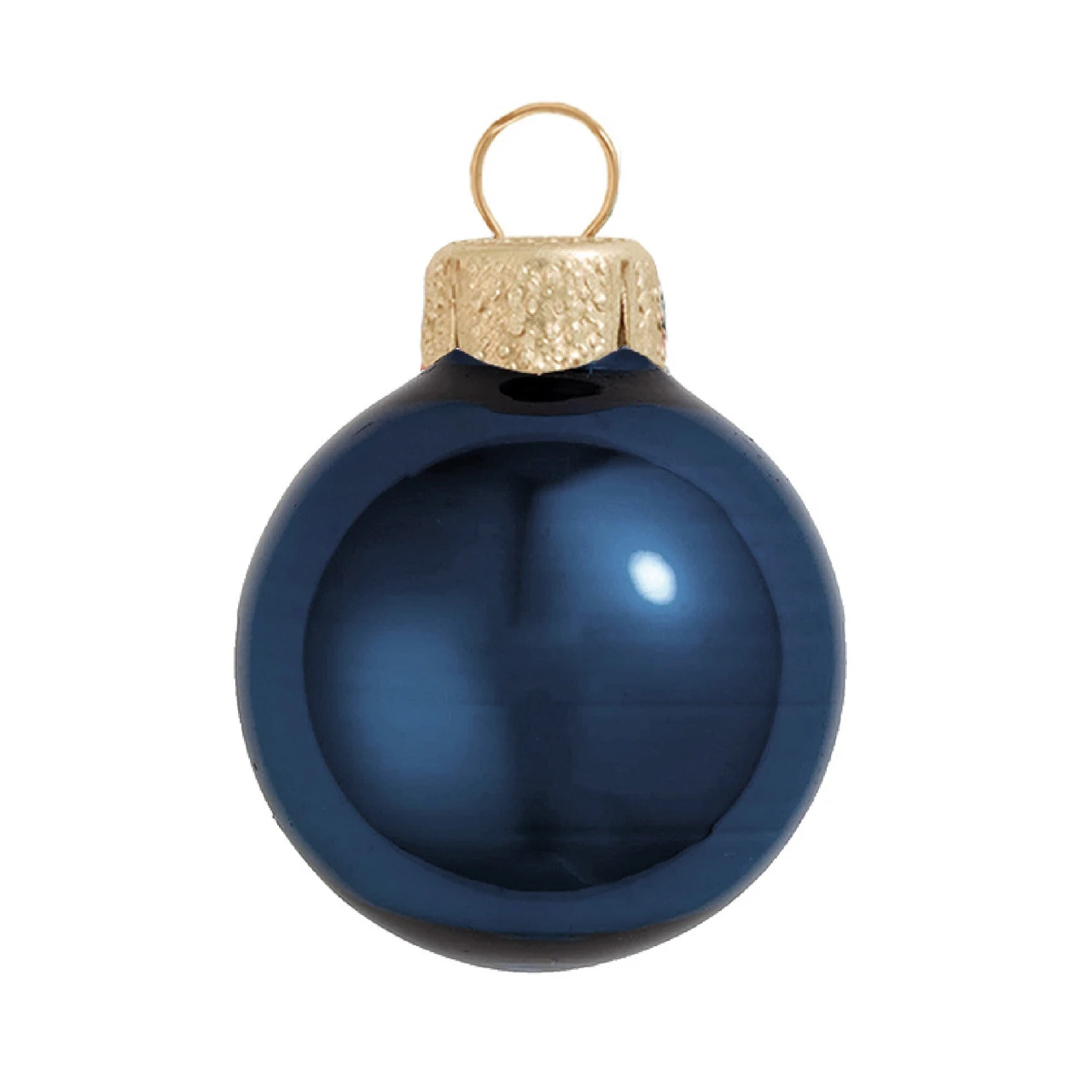 Midnight Blue Pearl Glass Ball Christmas Ornament 7" (180mm) 3 Midnight Blue Pearl Glass Ball Christmas Ornament 7" (180mm)
