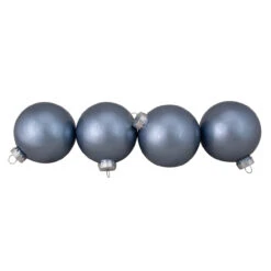 8ct Cobalt Blue Metallic Glass Christmas Ball Ornaments 3.25" (80mm) 6 8ct Cobalt Blue Metallic Glass Christmas Ball Ornaments 3.25" (80mm) -Christmas Decoration Store dwhi 28904 1 83883.1667684640