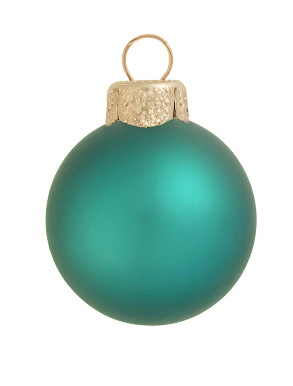 Matte Turquoise Blue Glass Ball Christmas Ornament 7" (180mm) 3 Matte Turquoise Blue Glass Ball Christmas Ornament 7" (180mm)
