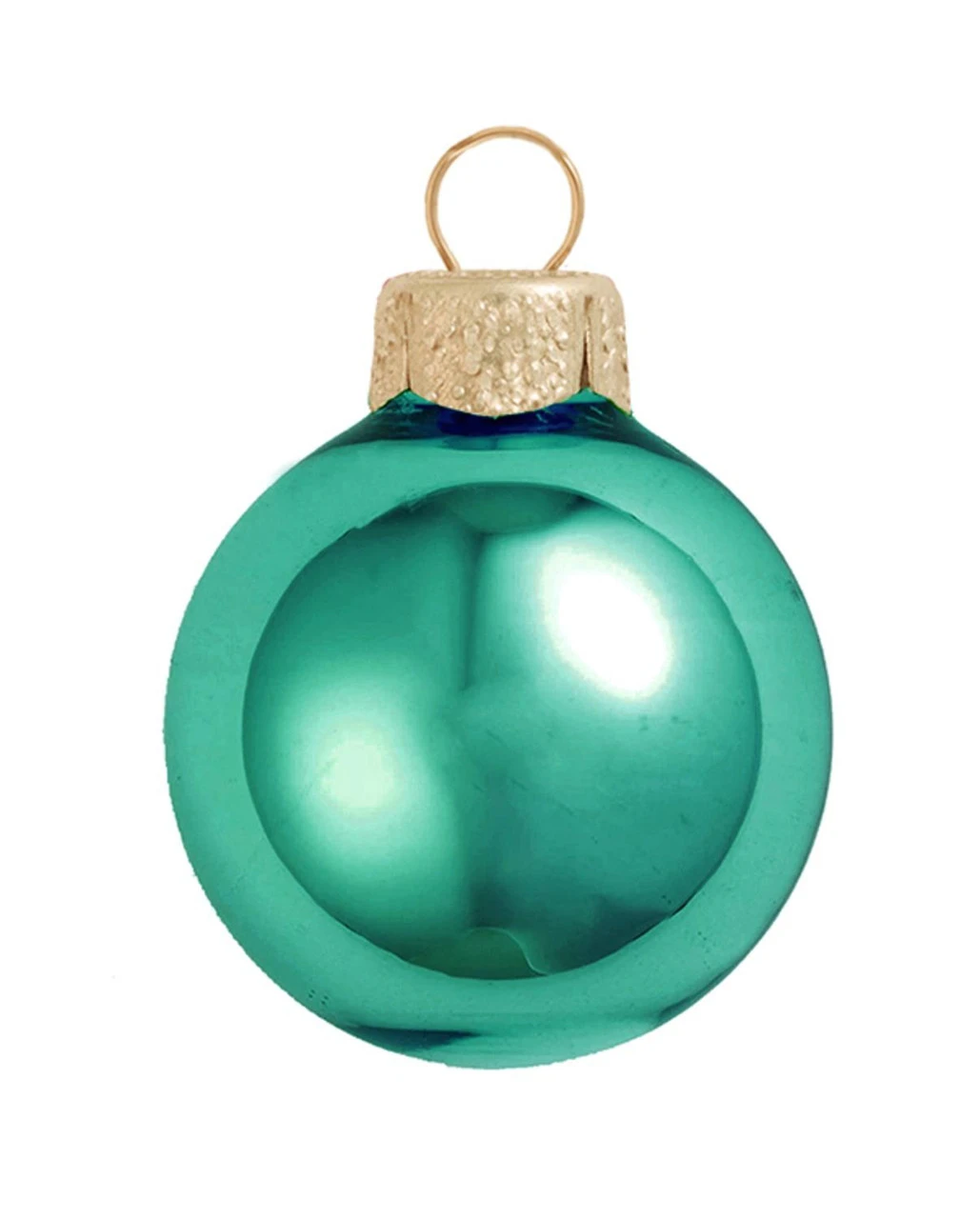12ct Turquoise Green Shiny Glass Christmas Ball Ornaments 2.75" (70mm) 3 12ct Turquoise Green Shiny Glass Christmas Ball Ornaments 2.75" (70mm)