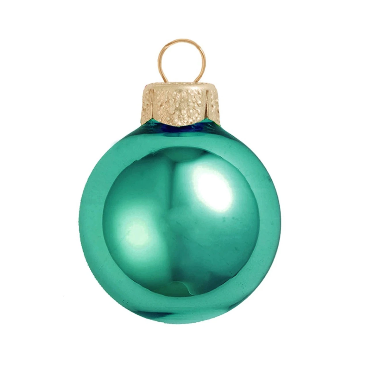 Shiny Blue Glass Ball Round Christmas Ornament 7" (180mm) 3 Shiny Blue Glass Ball Round Christmas Ornament 7" (180mm)