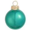 Pearl Blue Glass Ball Round Christmas Ornament 7" (180mm) 1 Pearl Blue Glass Ball Round Christmas Ornament 7" (180mm) -Christmas Decoration Store dwhi 28948 1 03108.1667684780