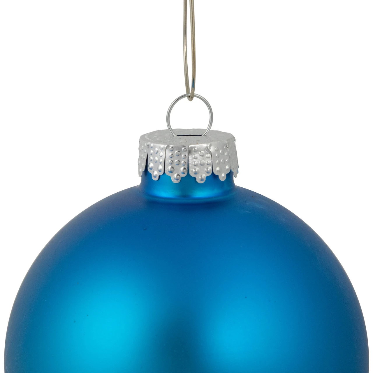 Etheral Blue Glass Christmas Ornament 4 Etheral Blue Glass Christmas Ornament - Image 2