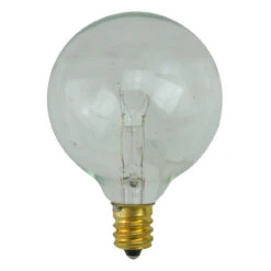 Pack Of 25 Incandescent G50 Clear Christmas Replacement Bulbs