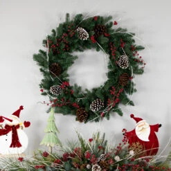 Mixed Eden Pine Artificial Christmas Wreath, 30-Inch, Unlit 7 Mixed Eden Pine Artificial Christmas Wreath, 30-Inch, Unlit -Christmas Decoration Store fcqnbevbmhmpakvivjg1mt6vtqovbhxf 05053.1667520681