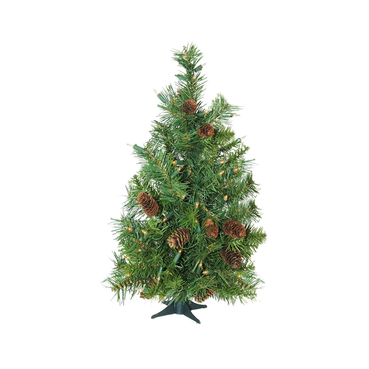 3' Pre-Lit Full Dakota Pine Artificial Christmas Tree - Clear Lights 3 3' Pre-Lit Full Dakota Pine Artificial Christmas Tree - Clear Lights