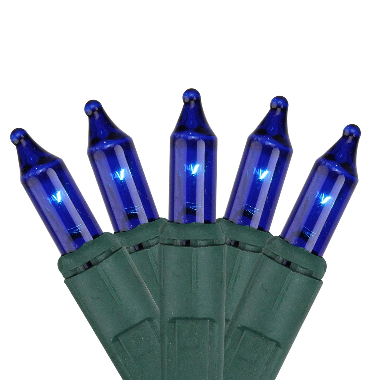 100-Count Blue Mini ConstantON Christmas Light Set, 41.2 Ft Green Wire 3 100-Count Blue Mini ConstantON Christmas Light Set, 41.2 Ft Green Wire