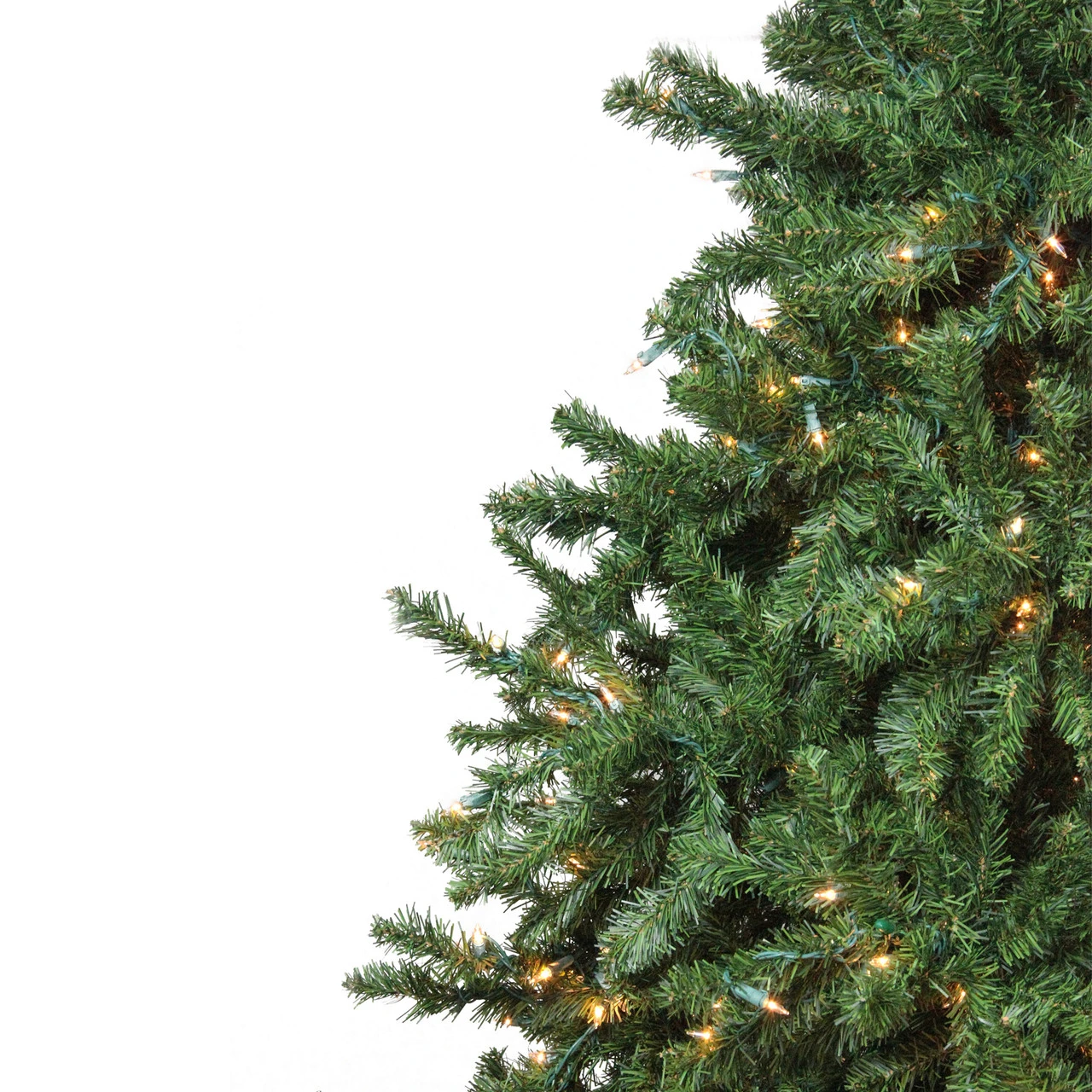 15' Pre-Lit Canadian Pine Commercial Artificial Christmas Tree - Warm White Lights 5 15' Pre-Lit Canadian Pine Commercial Artificial Christmas Tree - Warm White Lights - Image 3