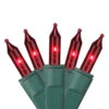 50-Count Red Perm-O-Snap Mini Christmas Light Set, 24.75 Ft Green Wire 2 50-Count Red Perm-O-Snap Mini Christmas Light Set, 24.75 Ft Green Wire -Christmas Decoration Store gki 100027985 1 54141.1667662761